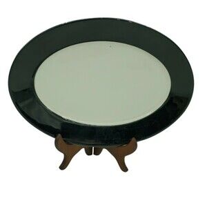 Homer Laughlin Serving 12" Platter White & Black Restaurant Ware